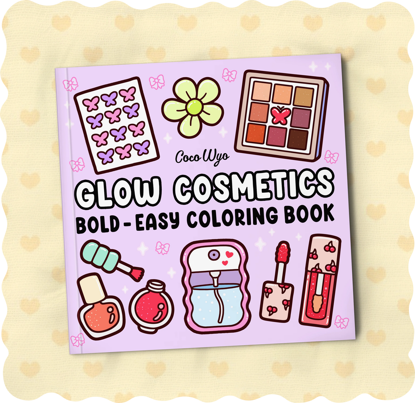 CocoWyo Glow Cosmetics Coloring Book