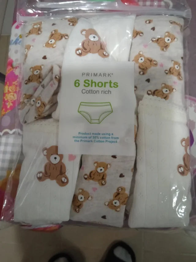 Primark, 6 short cotton rich