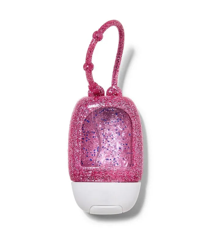 Porta Gel Rosa Glitter