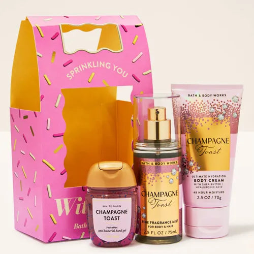 Mini set 3pc Champagne Toast