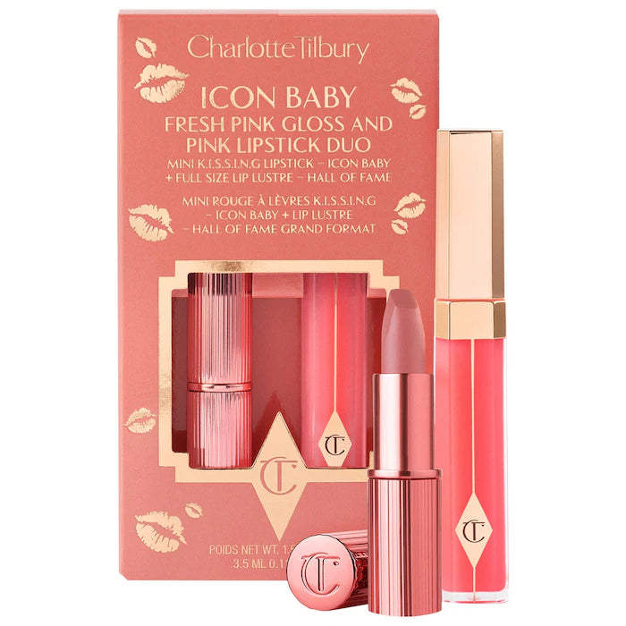 ✨Charlotte Tilbury✨
K.I.S.S.I.N.G Lipstick and Lip Gloss Duos