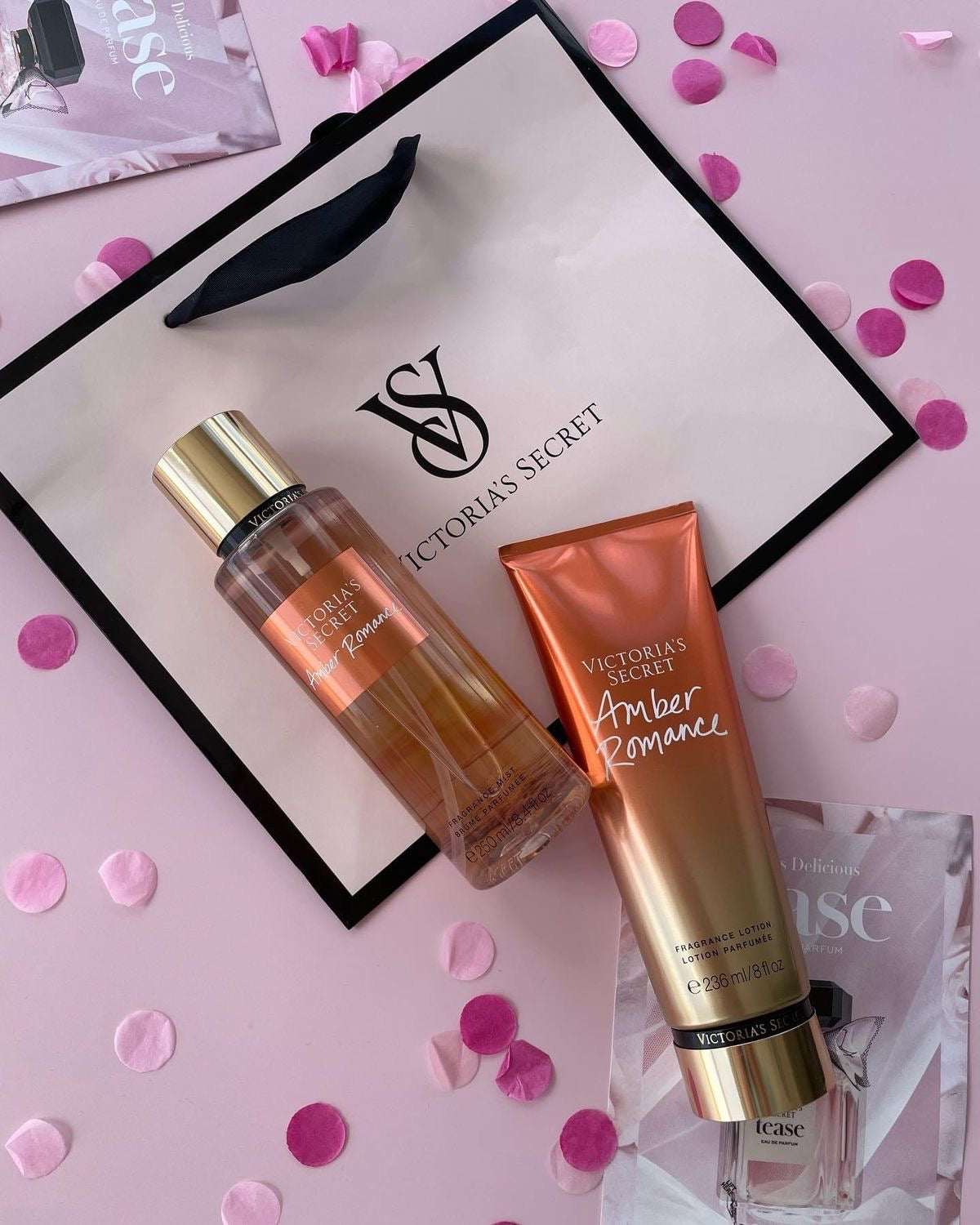 Amber Romance Victoria’s Secret Set 2pcs