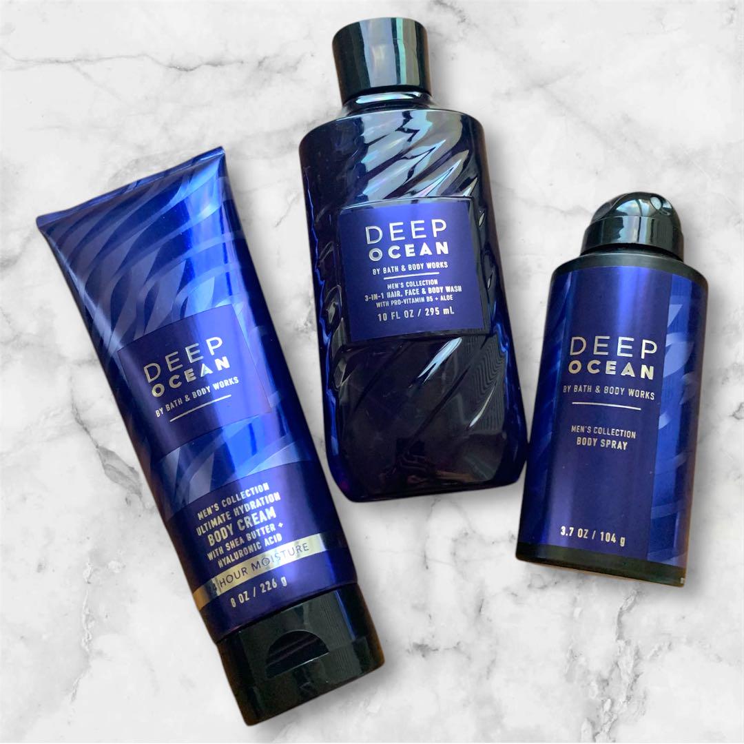 Deep Ocean🌊 3pcs Bath&BodyWorks✨Men’s Collection✨