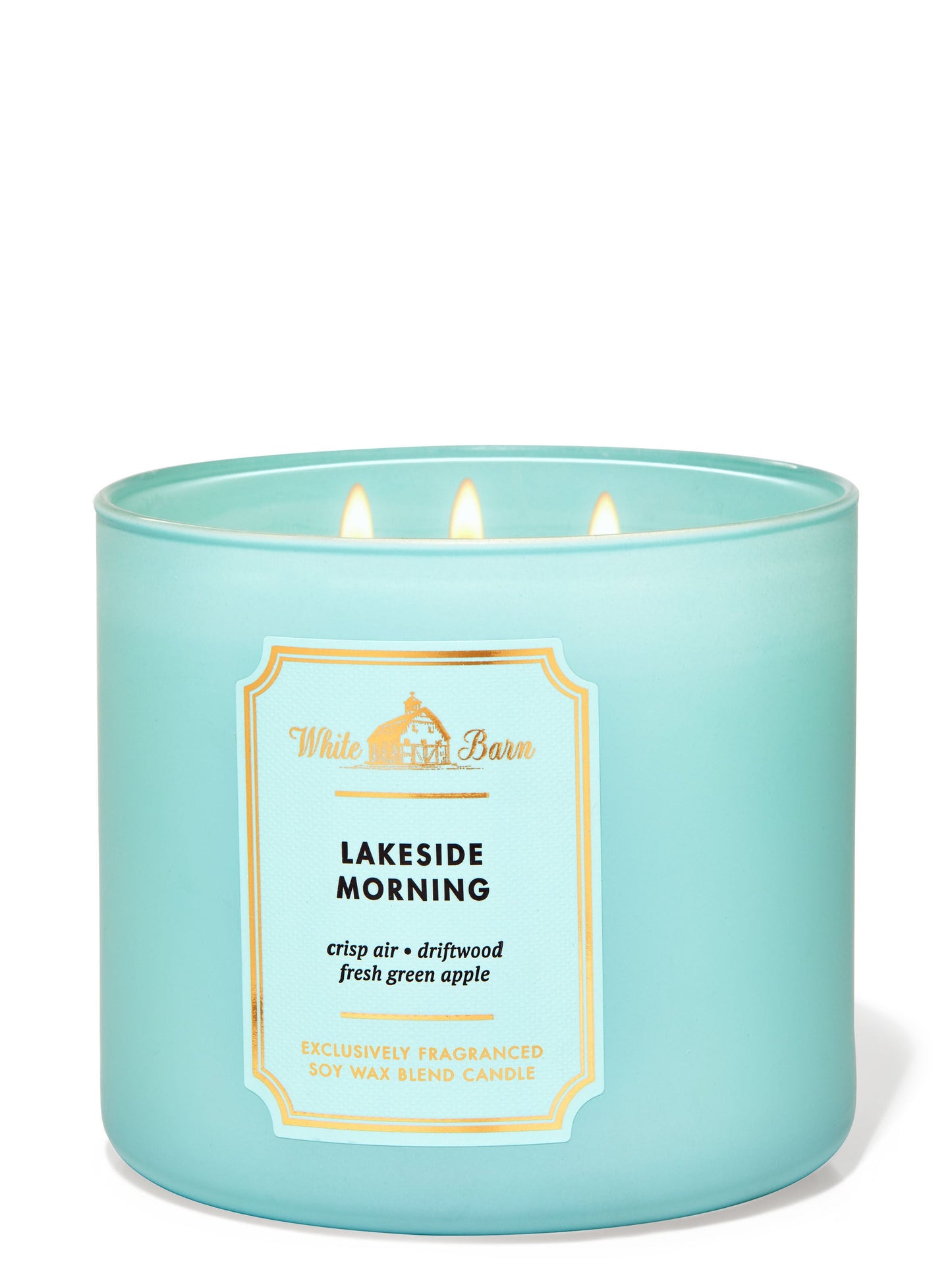 Bath and body works Lakeside morning vela 3 mechas