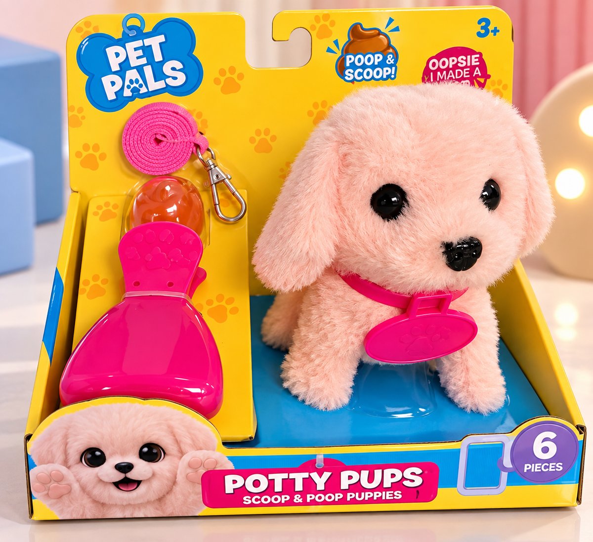 Pet Pals Perrito Rosado