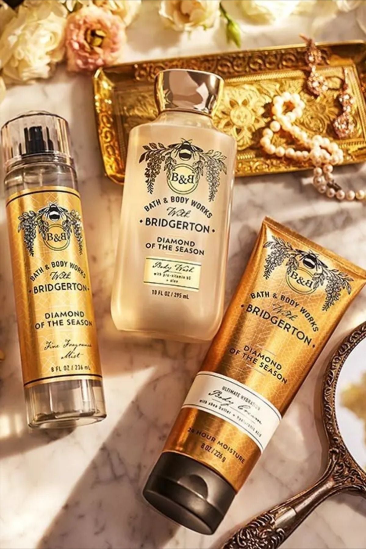 Set Diamond of the Season Bridgerton❤️ Bath&BodyWorks 3pcs