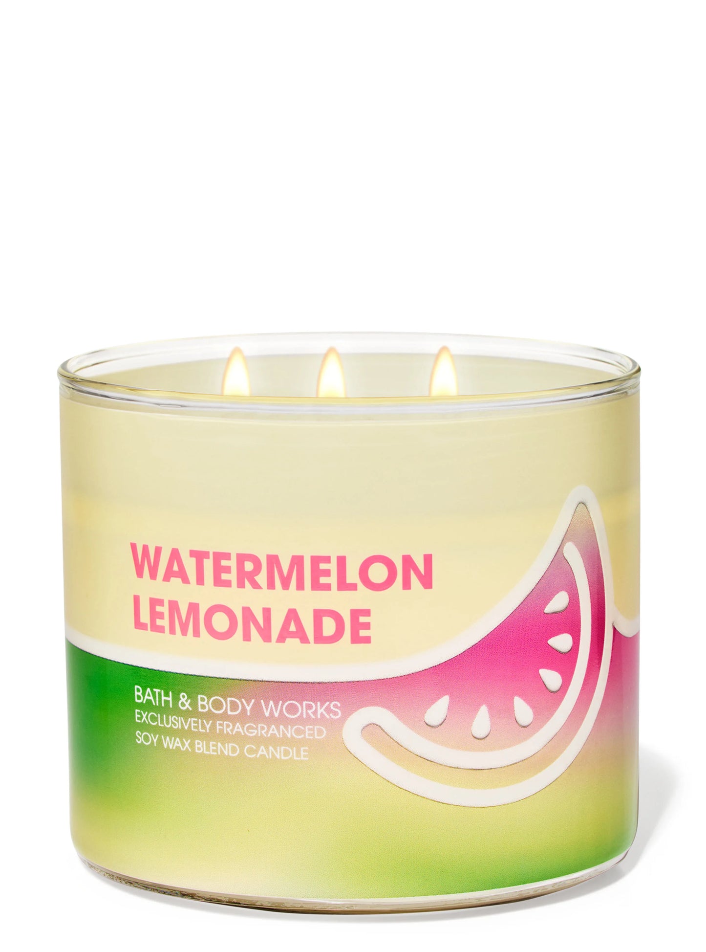 ✨Bath&BodyWorks Watermelon Lemonade Vela 3 Mechas✨