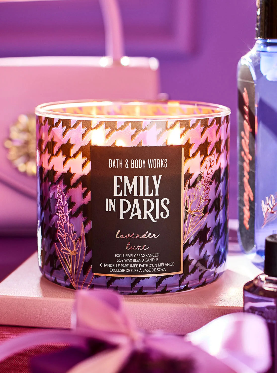 Vela 3 Mechas Emily in Paris 💜 Lavender Luxe