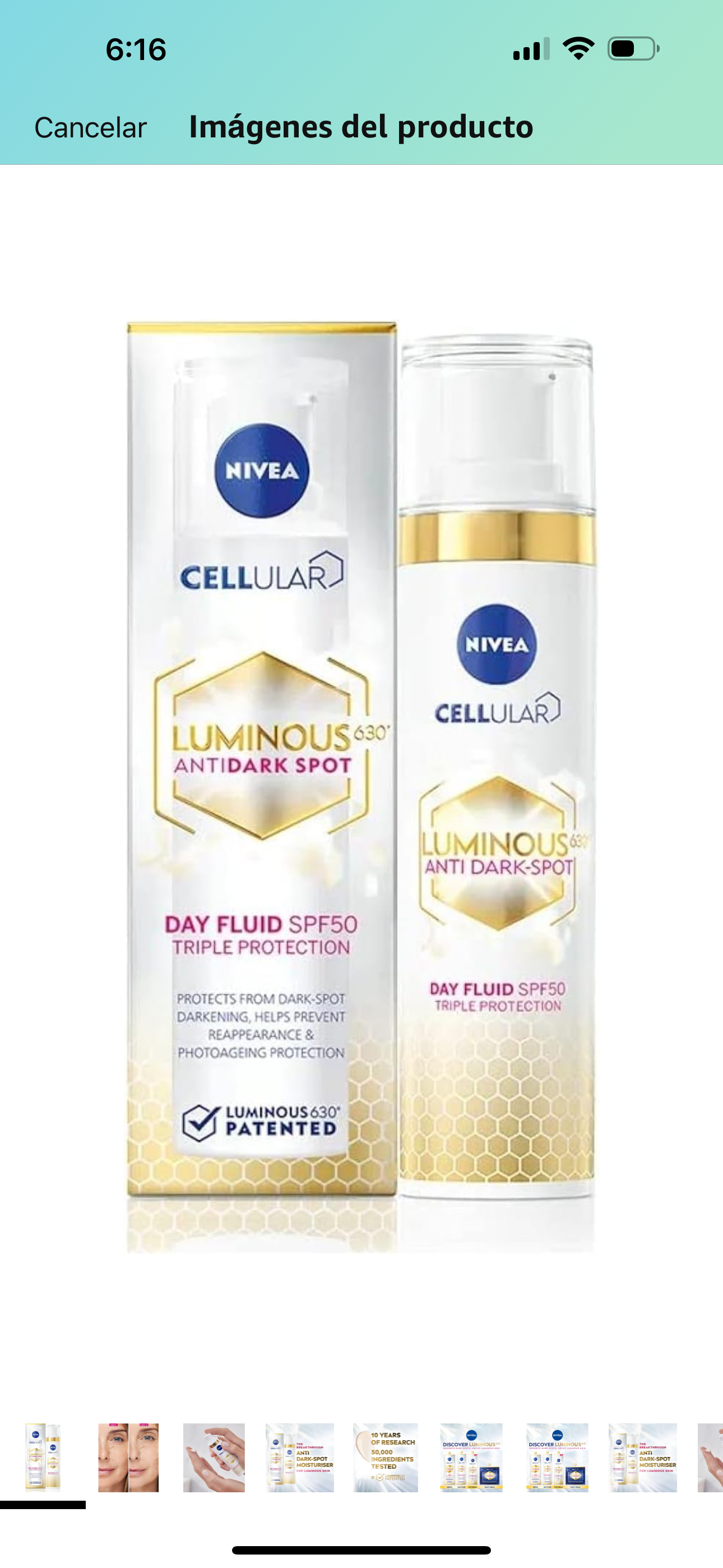 NIVEA Hidratante CELLULAR LUMINOUS630 ANTI DARK-SPOT (DÍA), 1.35 fl oz