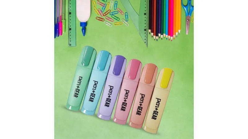 Set de Resaltadores Colores Pastel