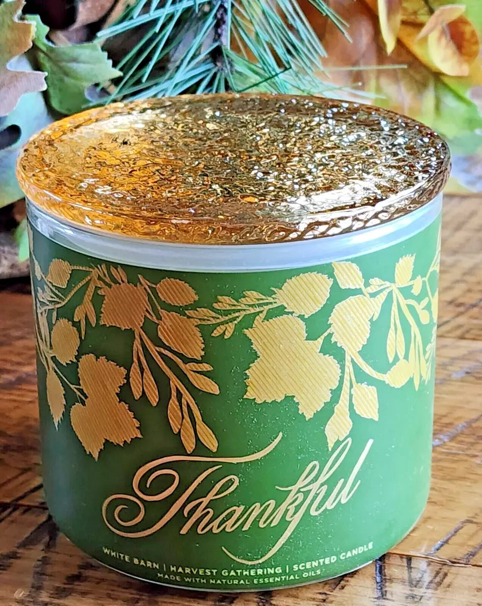✨Bath&BodyWorks Harvest Gathering Vela 3 Mechas✨