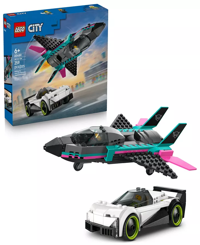 LEGO® City Jet vs. Car Building Toy 259 Pieces