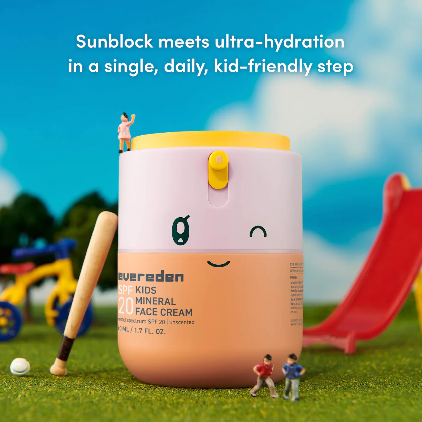 Evereden Kids 2-in-1 Mineral Face Cream & Sunscreen SPF20