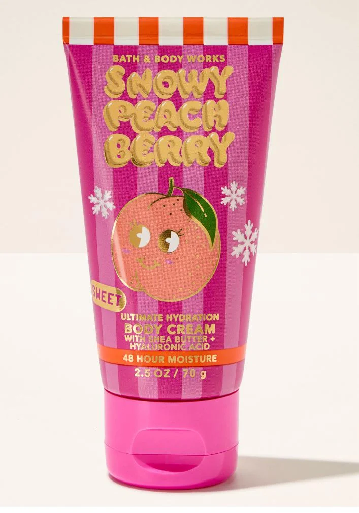 Mini Body Cream Snowy Peach Berry