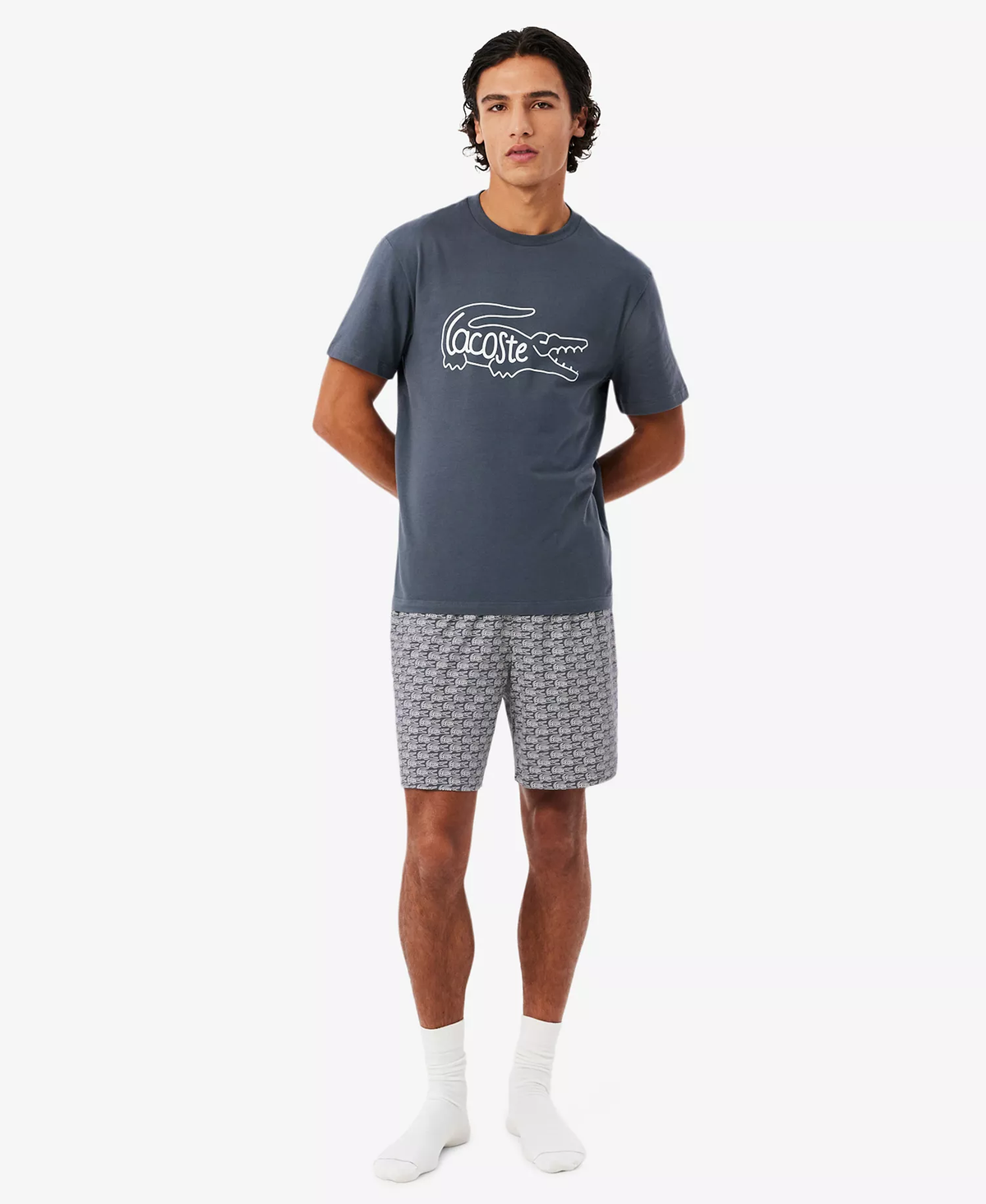 Pijama de Short Lacoste -Hombre