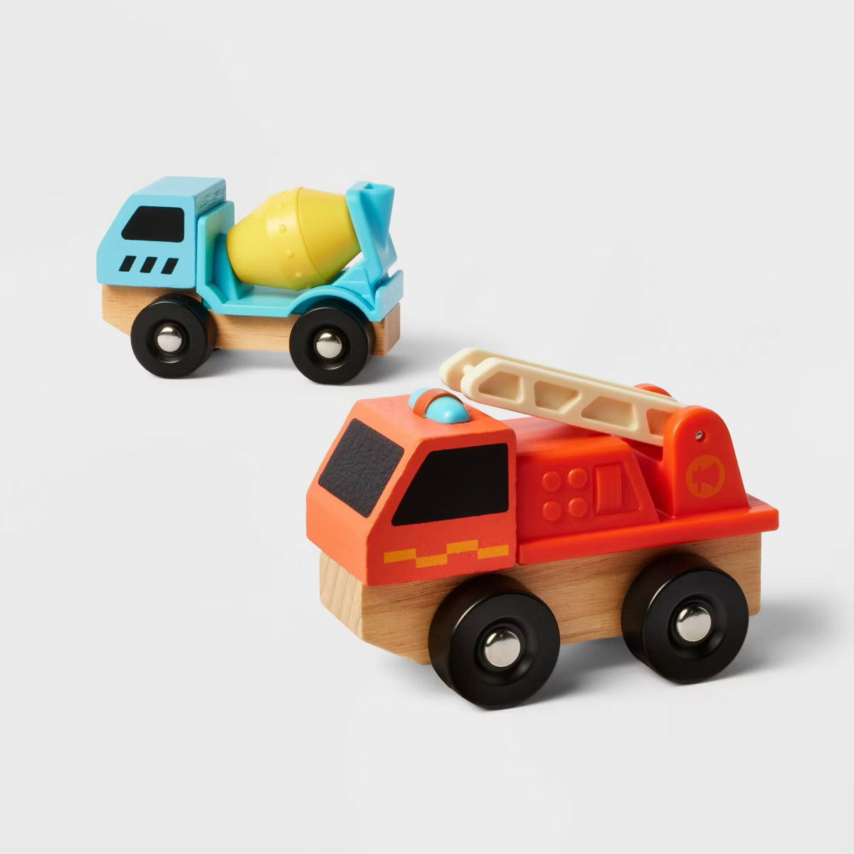 Wooden Vehicle - 6pk - Gigglescape™/ Carritos de Madera