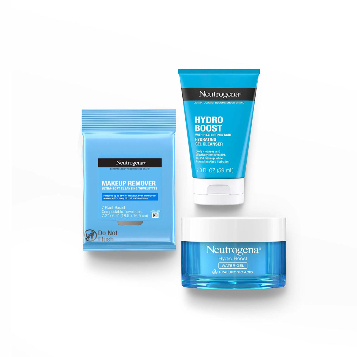Neutrogena Travel Size Refresh & Hydrate Skin Care Set