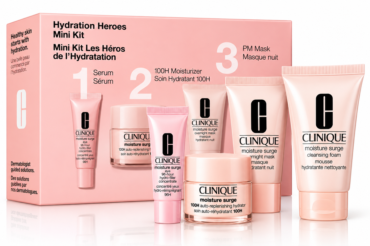 Clinique 3-Pc. Hydration Heroes: Mini Moisture Surge Skincare Set