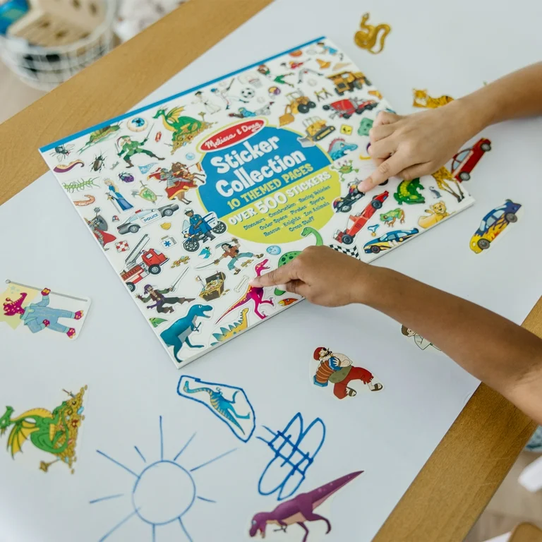 Melissa & Doug Sticker Collection Book 500+ Stickers -