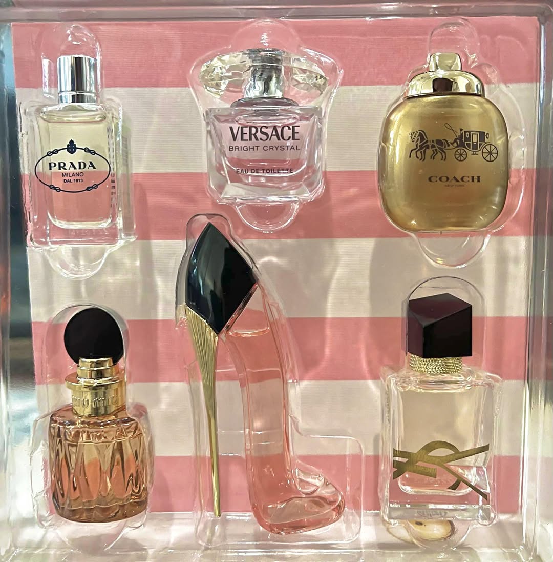 Mini Perfumes- Women's Scent Edit Gift Set 6pcs