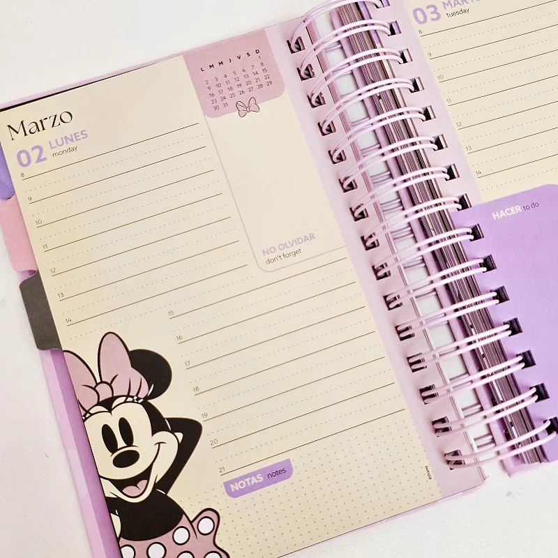 AGENDA MINNIE MOUSE 2026 BY MOOVING