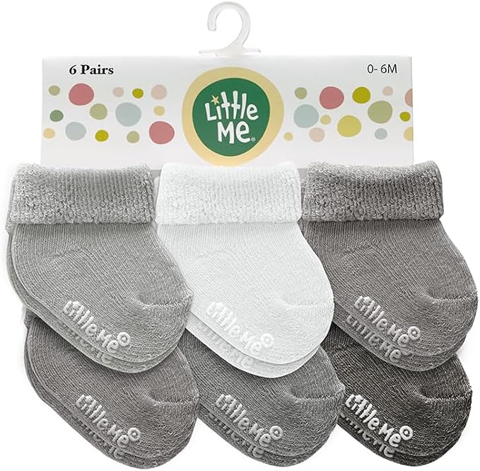 Little Me Baby Socks 0–6 Months
