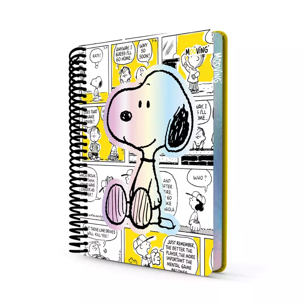 Cuaderno Premium 1/2 Oficio Snoopy by Mooving