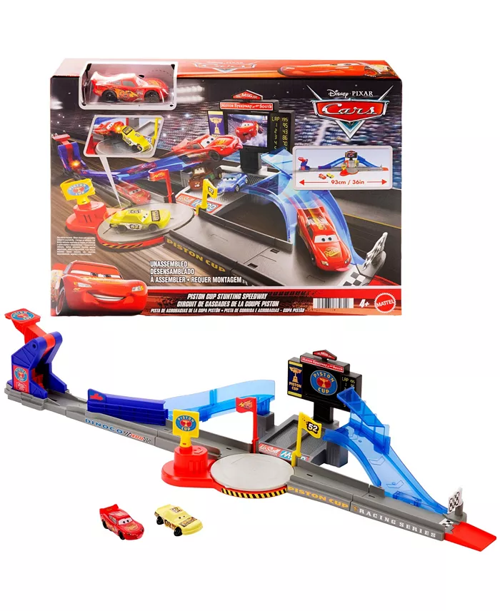 Cars Disney and Pixar Piston Cup Lightning McQueen- Pista de Rayo McQueen