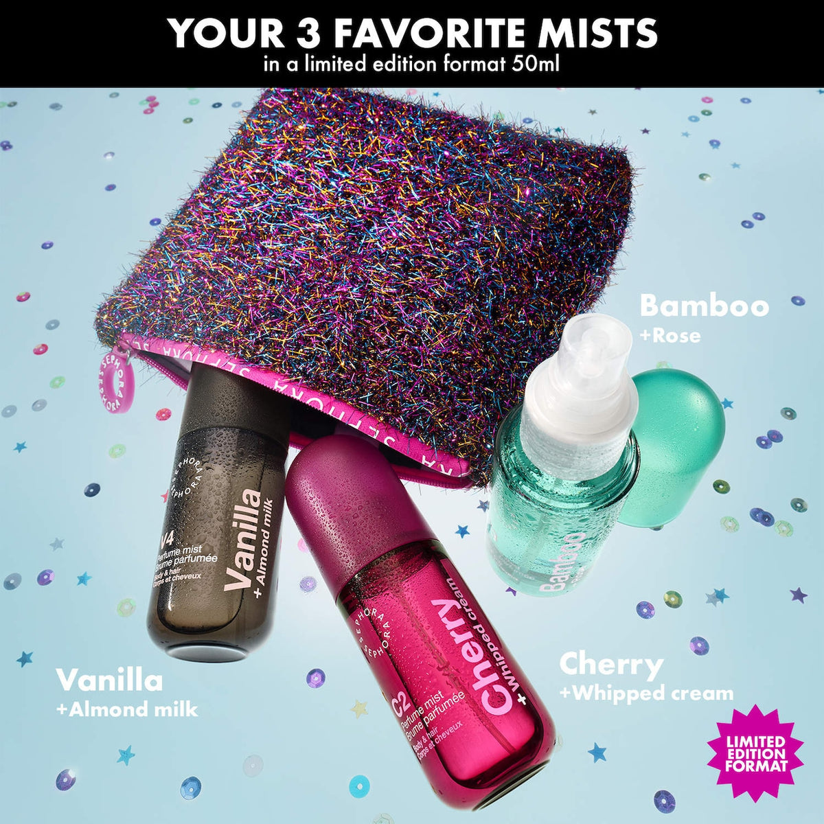 SEPHORA COLLECTION Mist & Match Mini Body & Hair Mist Set
