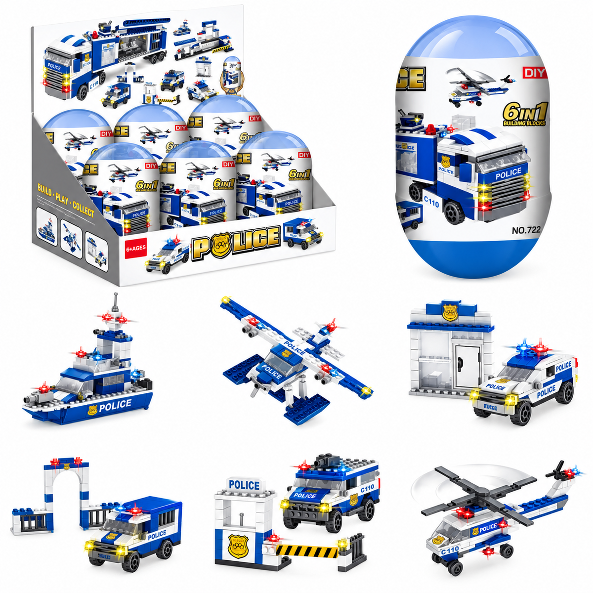Set de Construcción Police