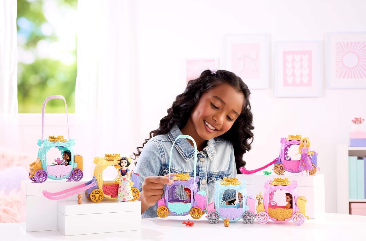 Princess Small Doll & Carriage- Carruaje y princesa Sorpresa