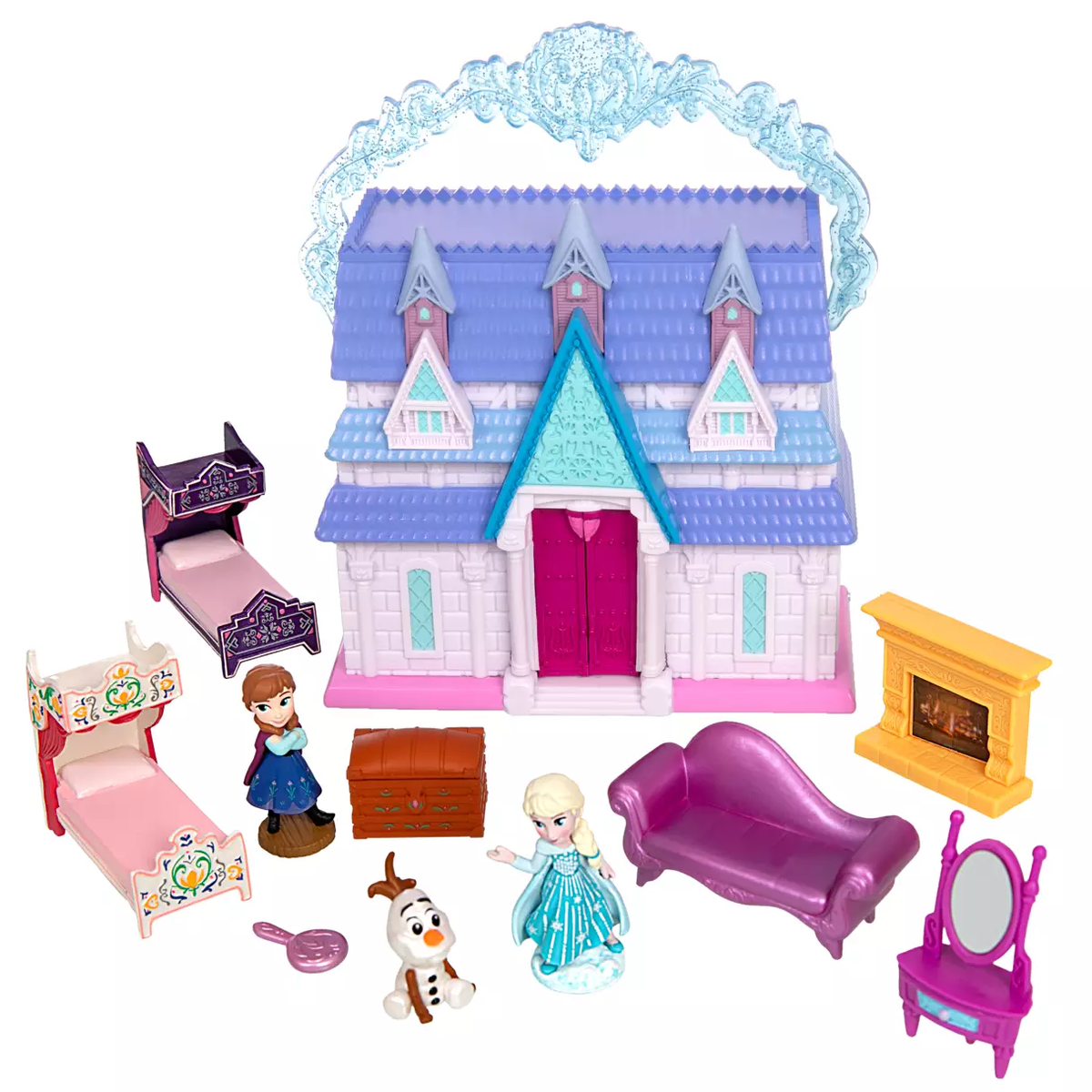 Anna and Elsa Arendelle Castle Micro Play Set – Frozen