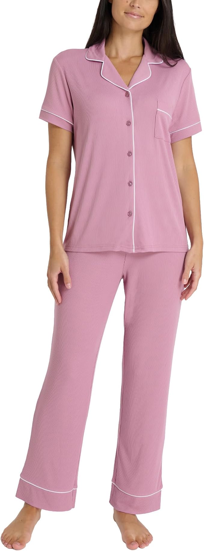 Pijama Rosada de Pantalón
