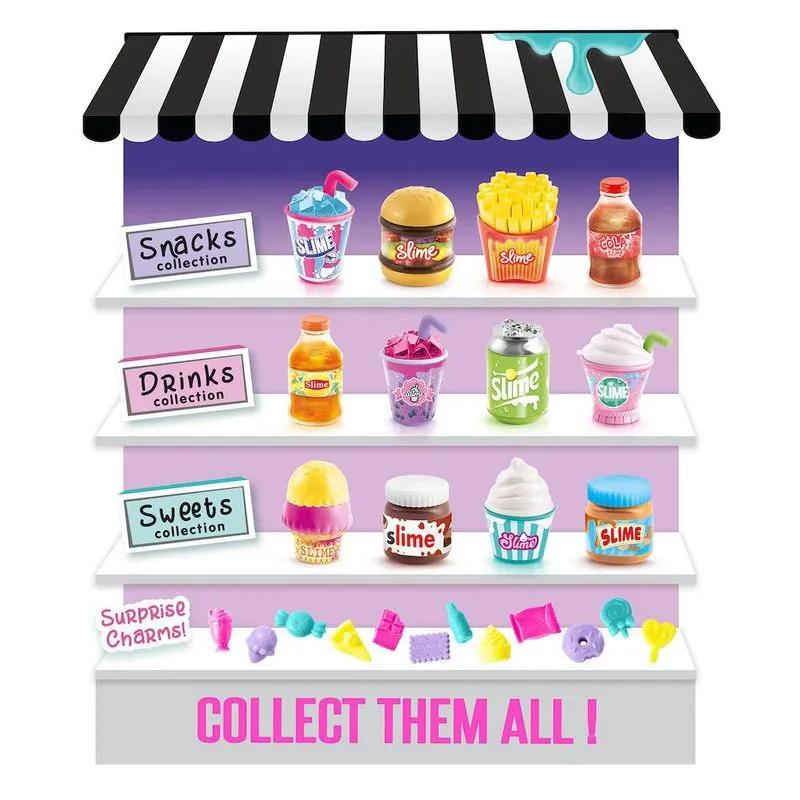 Slimelicious Canasta Mini Mercado- Drinks Collection