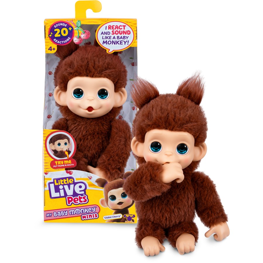 Little Live Pets My Baby Monkey Mini