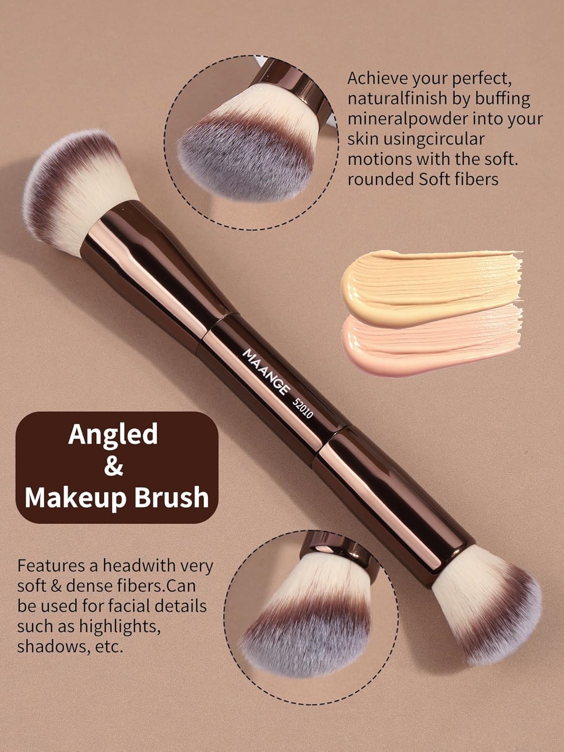 MAANGE 4 PCS Makeup Brushes