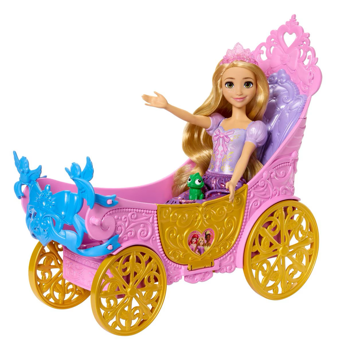 Disney Princess Rapunzel Grand Carriage Fashion Doll with Pascal