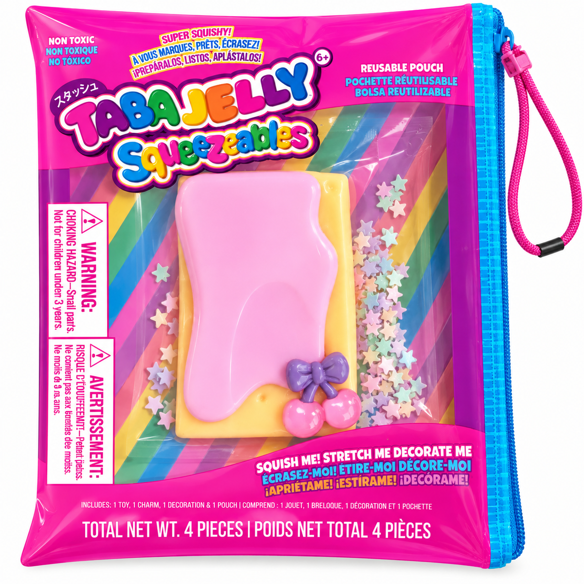 SQUISHY- Taba Jelly Squeezables Pink Frosting