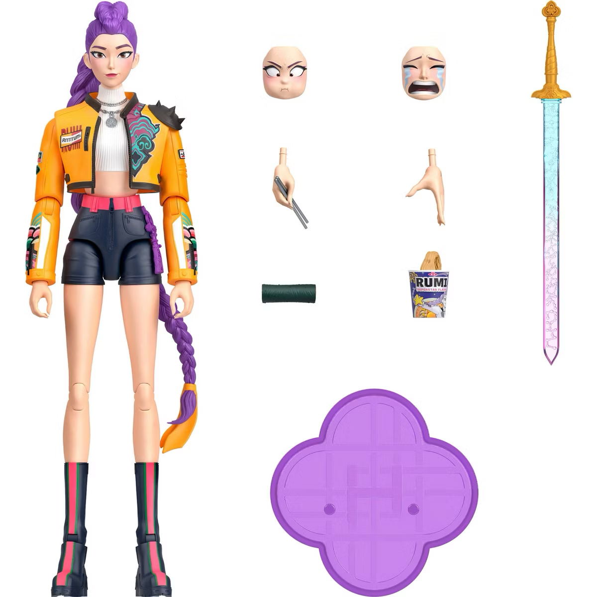 KPop Demon Hunters HUNTR/X Rumi 6" with Accessories