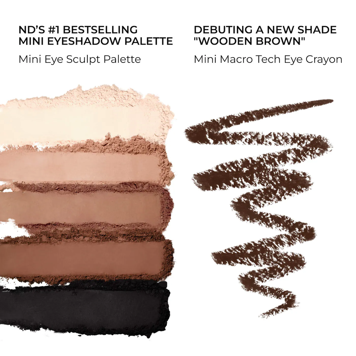 NATASHA DENONA Mini Eye Sculpt Eyeshadow Palette & Eye Crayon Pencil Duo Makeup Gift Set