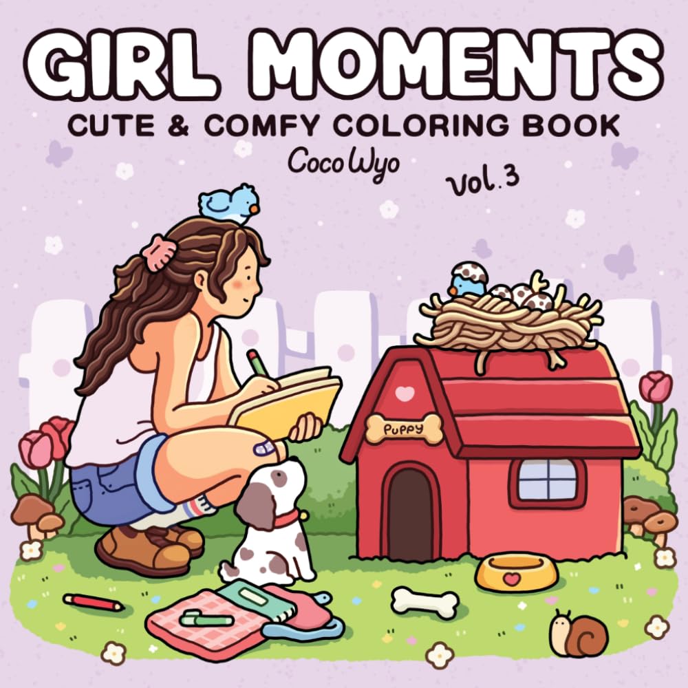 COCO WYO -Girl Moments: Vol. 3 Coloring Book