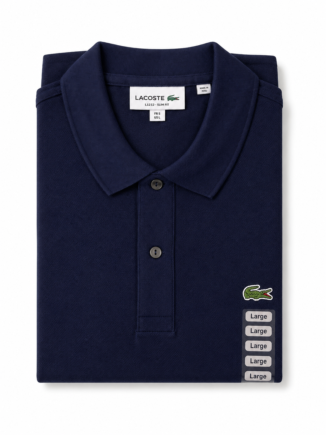 Camisa Tipo Polo Lacoste Azul