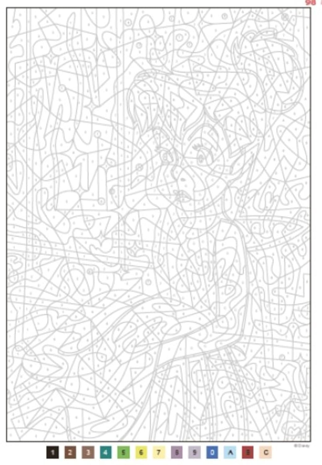 Coloriages mystères Disney - Les Grands classiques Tome 9