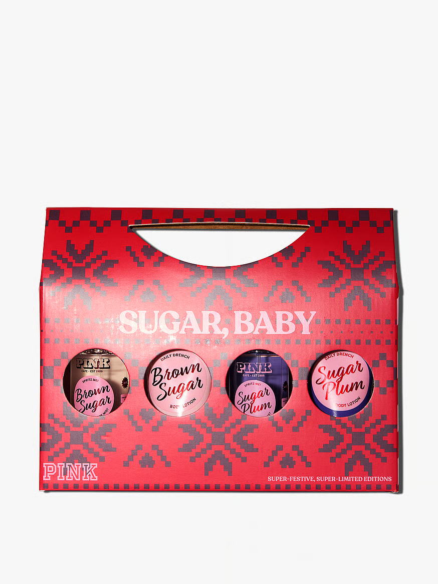 Pink Body Care Sugar, Baby Body Care Gift Set