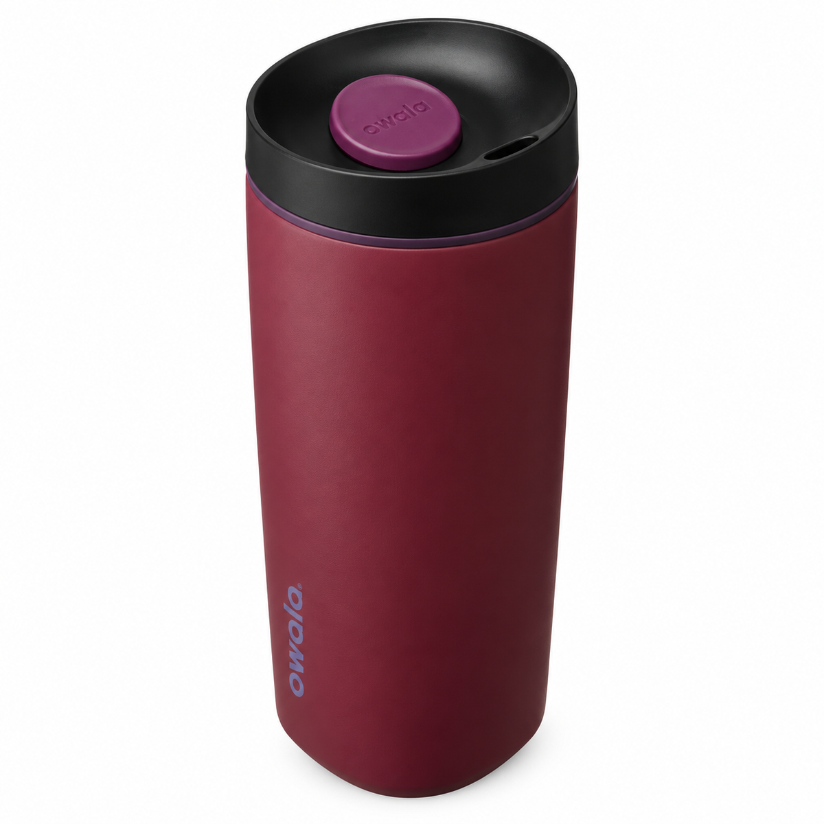 Owala SmoothSip Slider 20oz Insulated Stainless Steel Tumbler Burgundy Bay