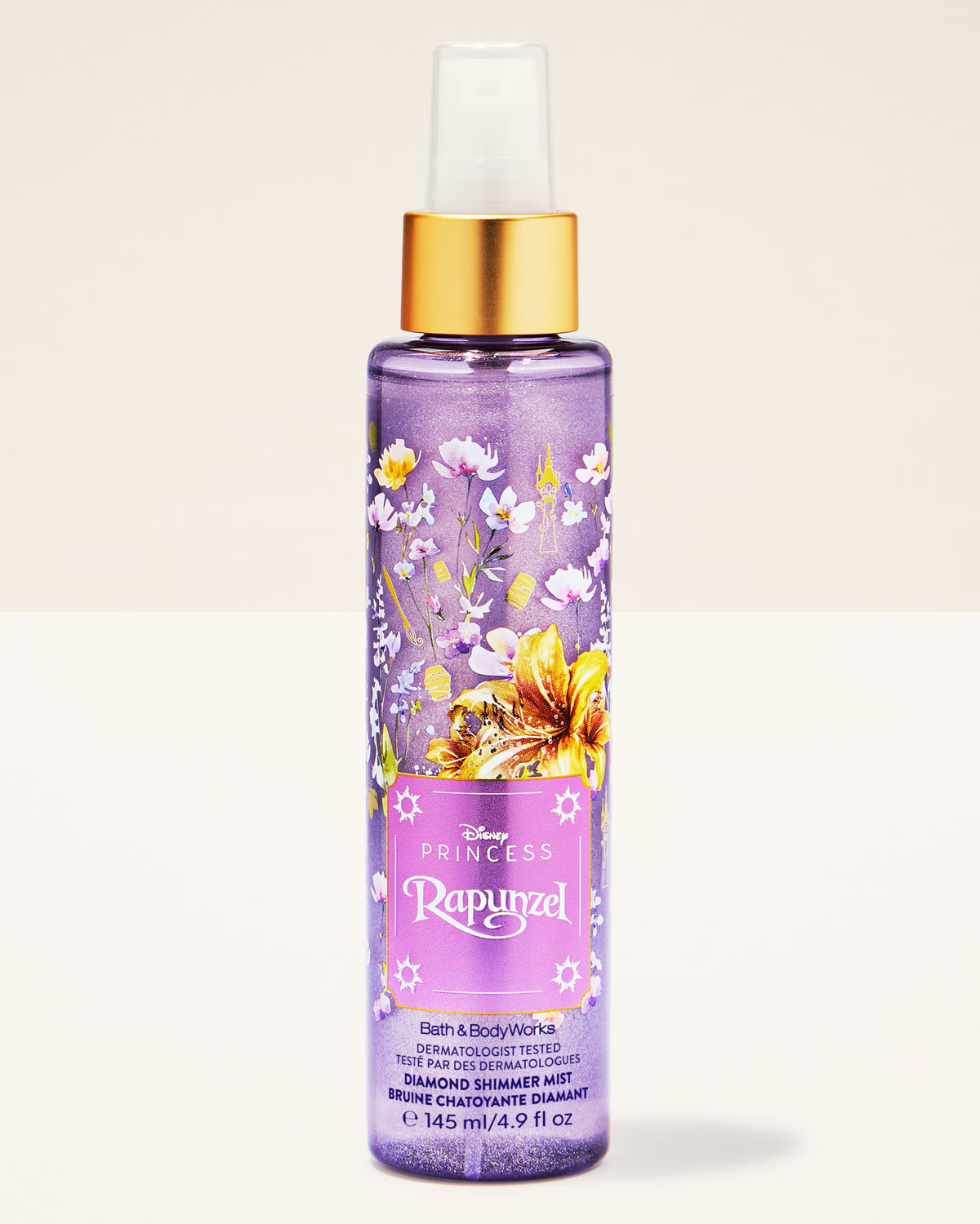 Splash con brillitos Rapunzel