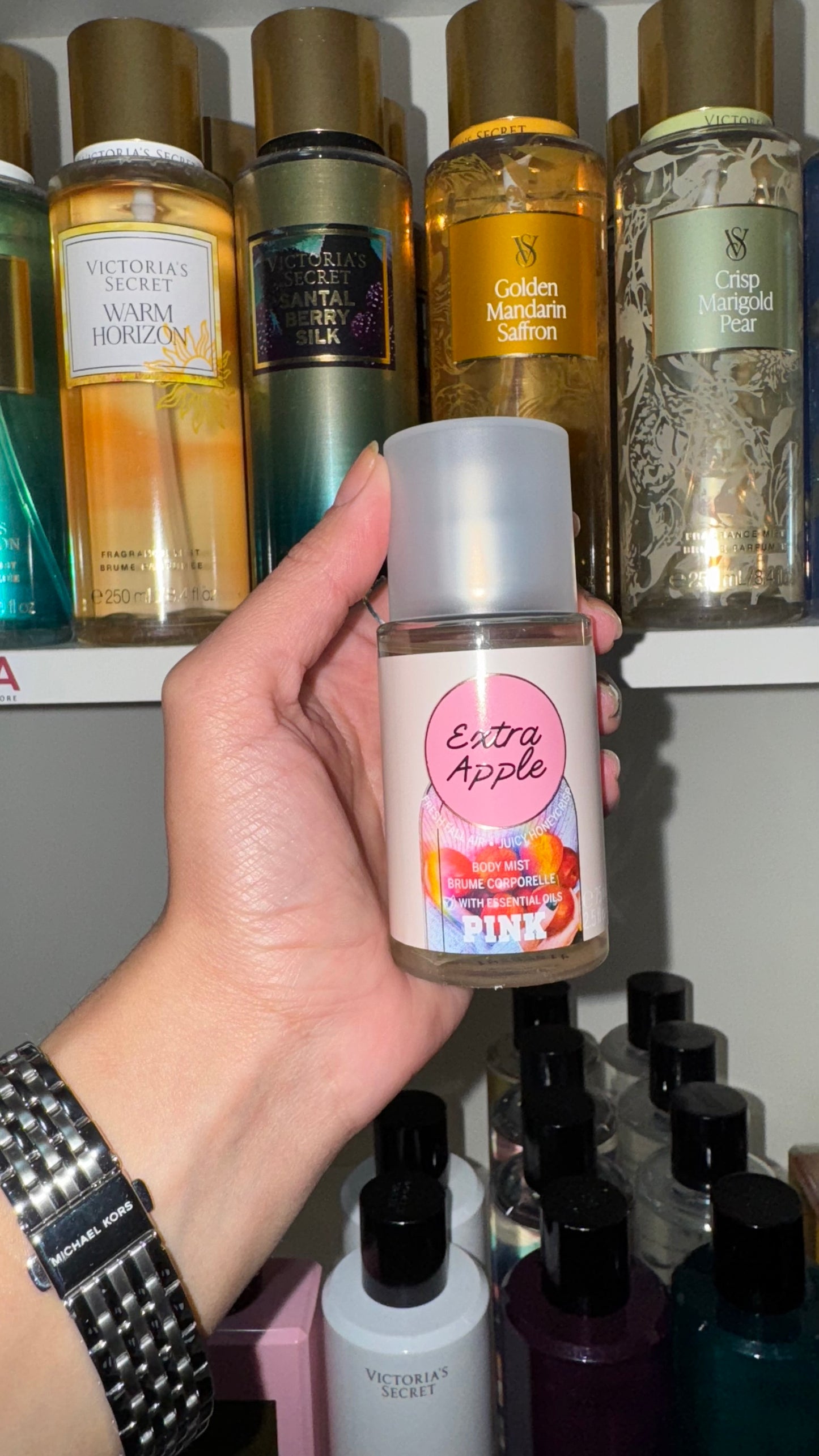 Extra Apple Pink Body Mist Travel Size