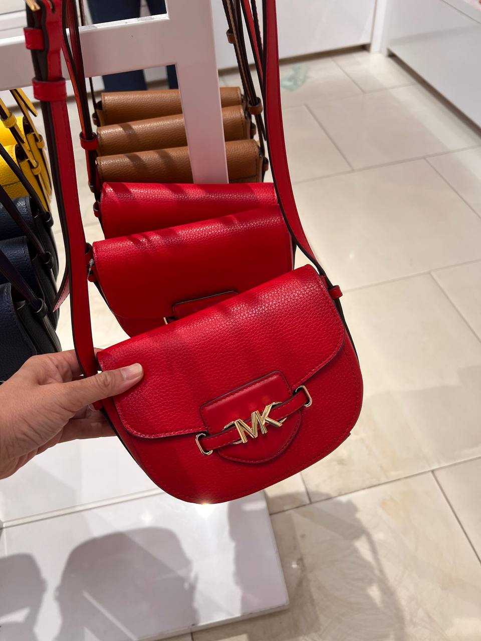 Michael Kors Emilia Small Saddle Crossbody