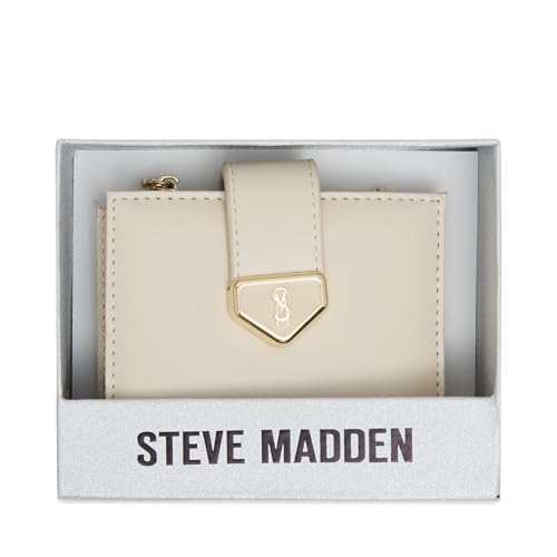 Steve Madden Women's Boxed Bifold Wallet Sand