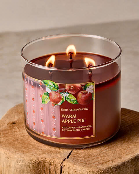 Warm Apple Pie 3-Wick Candle | Bath & Body Works